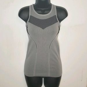 Z By Zella Gray & Black Racerback Tank Sz S
